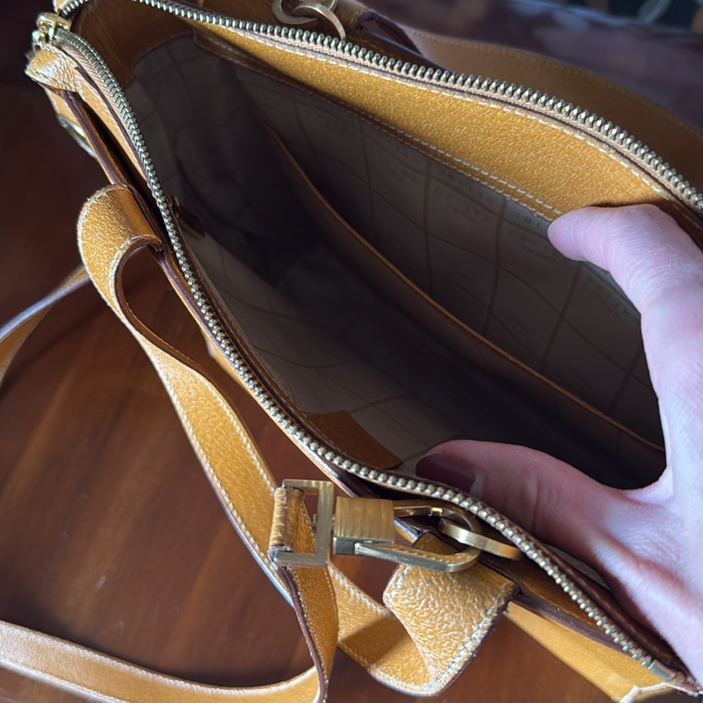 Celine Leather 2 Way Tote - Picture 7 of 8